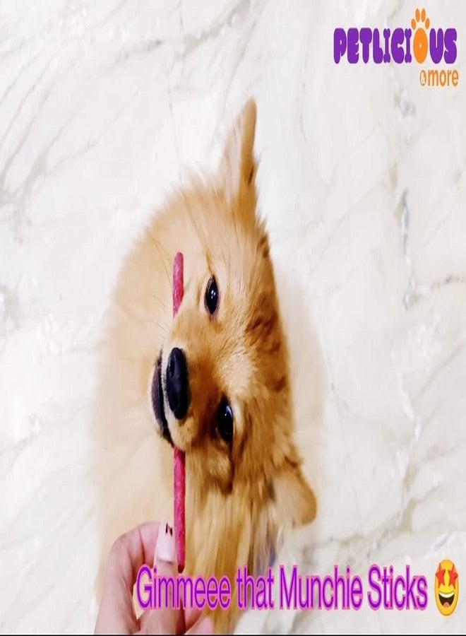PETLICIOUS & MORE عرض كومبو من عصي مضغ الكلاب من بيتليشوس آند مور، مكملات غذائية للحيوانات (نكهة الدجاج 500 جم + نكهة لحم الضأن 500 جم) - Image 2